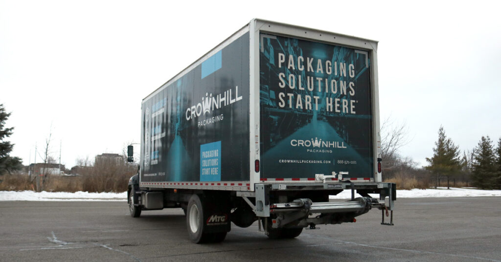 Crownhill Packaging truck