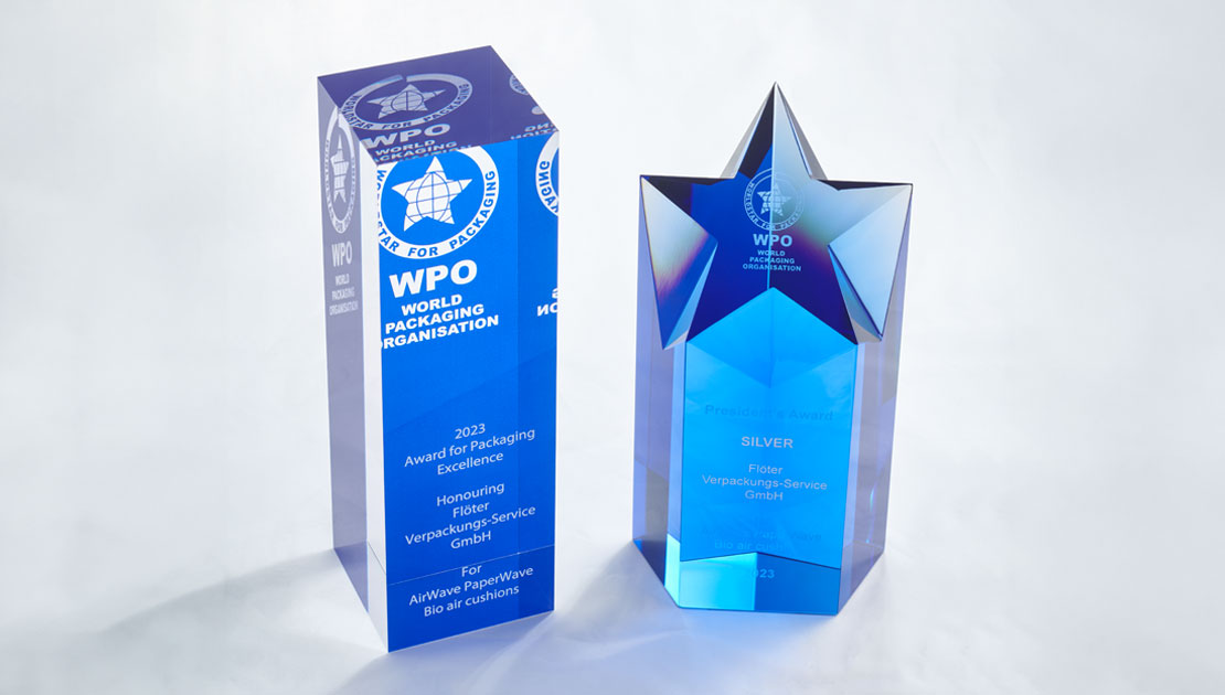 AirWave-Floeter's PaperWave Air Cushions Shine at WorldStar Global Packaging Awards