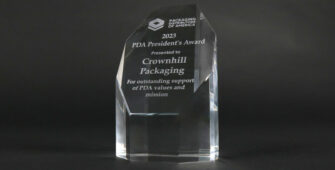 Crownhill Packaging Receives Prestigious Packaging Distributors of America President's Award